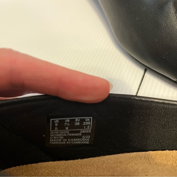 Clark’s Tilmont Dalia Black Ballet Flats Women’s 7.5 - Picture 3 of 6